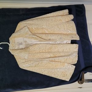 Chicos Cream Jacket, small